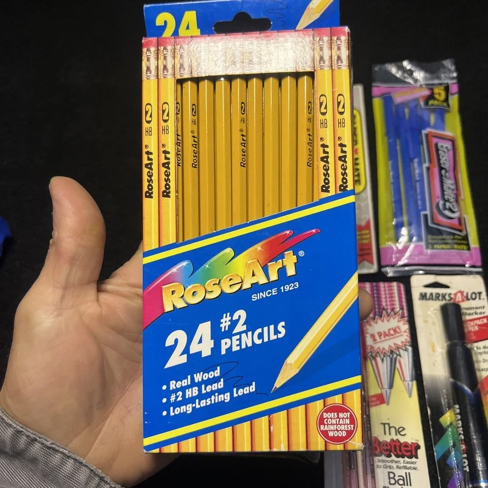 Vintage 1980's 1990's Assorted Ink Pen Mixed Lot of 6 new